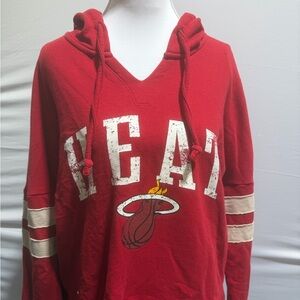 Fanatics Red and White Hoodie